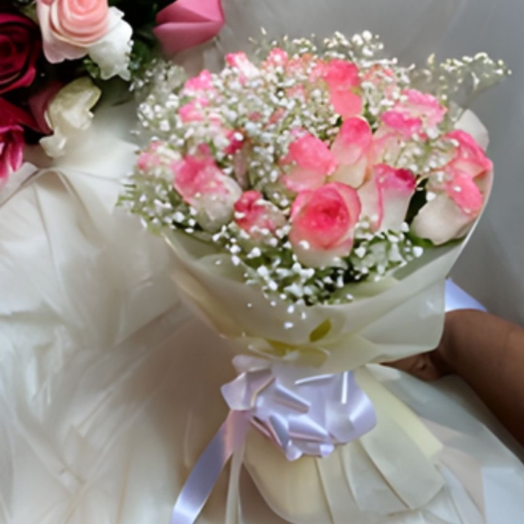 pink rose bouquet