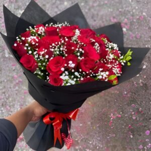 red roses bouquet